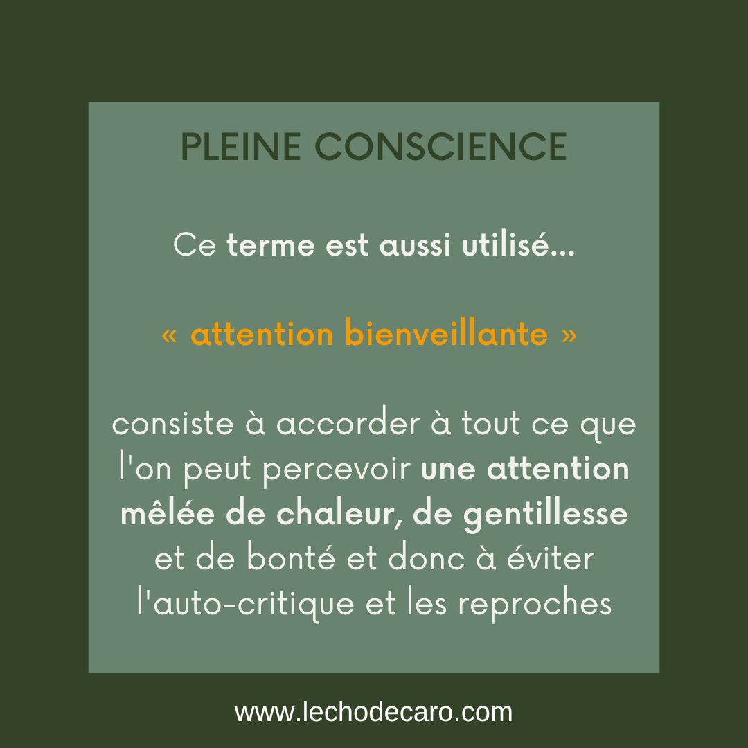 La pleine conscience?